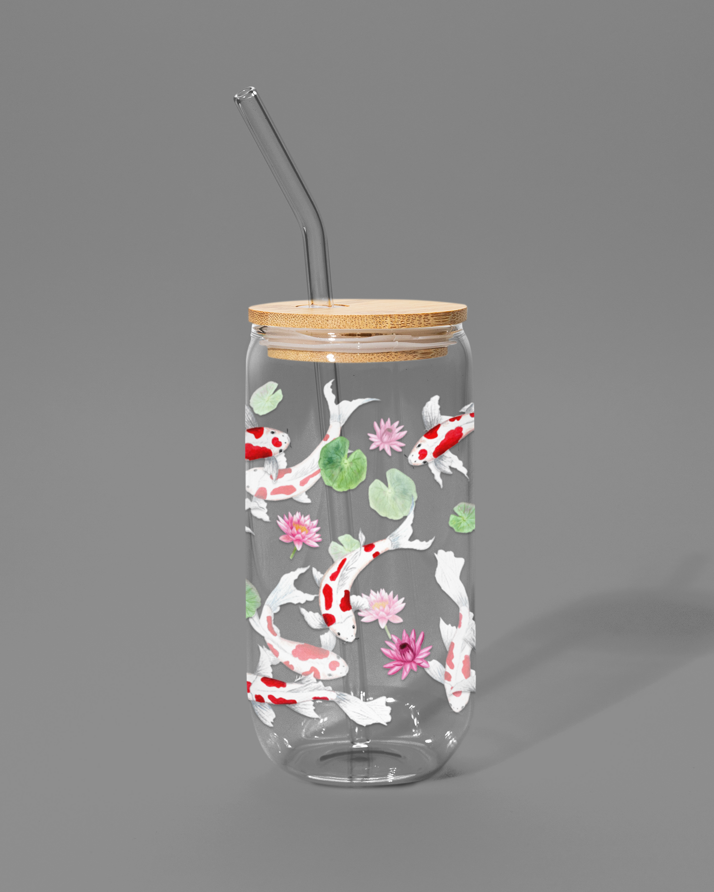 Koi Fish | Libbey-style Glass Can