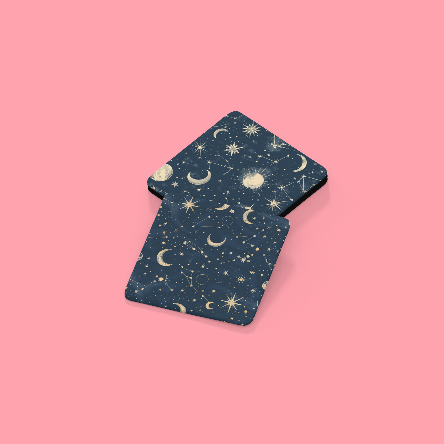 Sun and Moon Square Coaster Set