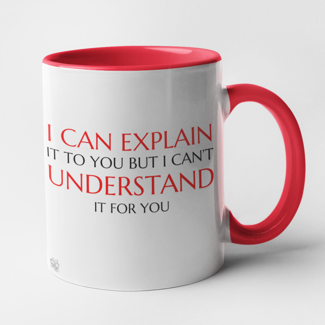 I can explain...