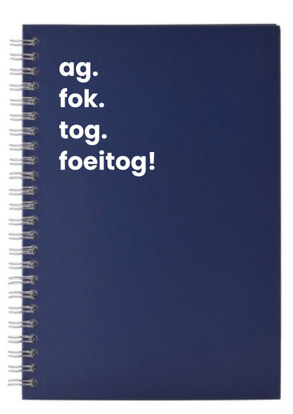 ag. fok. tog. foeitog! A5 Notebook