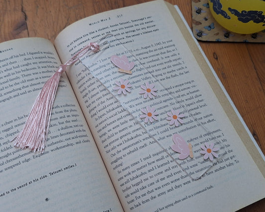 Butterfly Daisy | Acrylic Bookmark