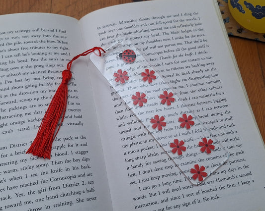 Red Daisy | Acrylic Bookmark