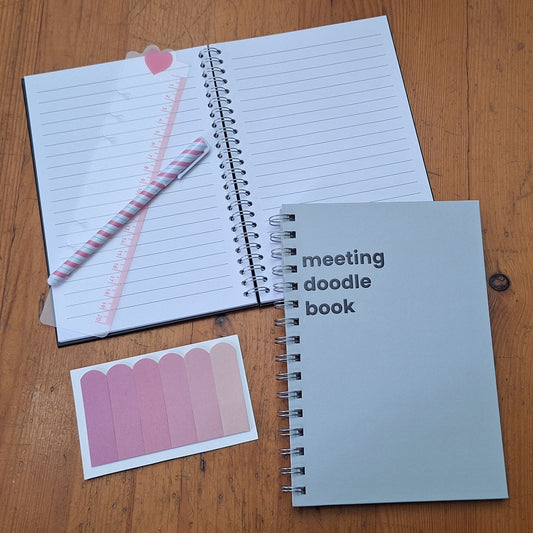 meeting doodle book A5 Notebook