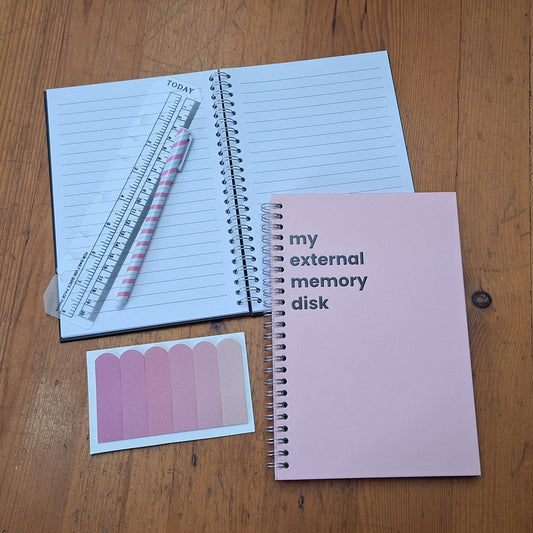 my external memory disk A5 Notebook
