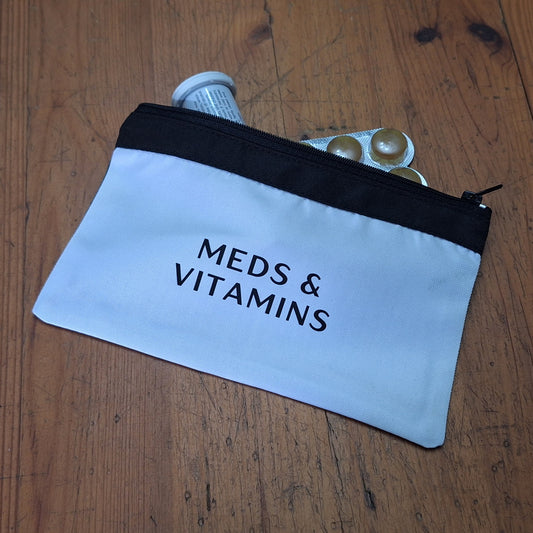 Meds & Vitamins | Small Travel Bag