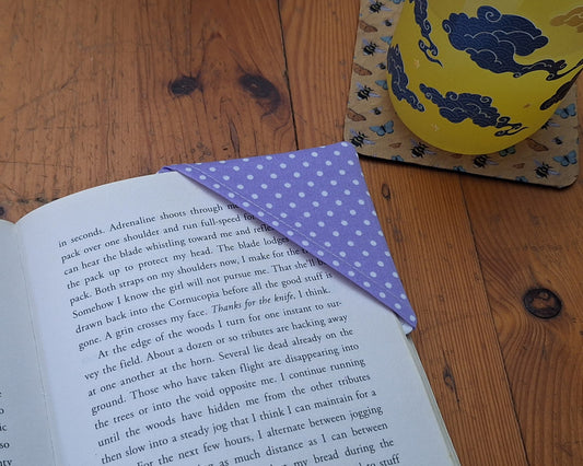 Purple Fabric Corner