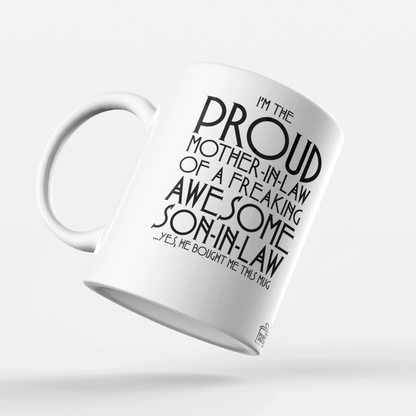 I'm the proud mother-in-law ...