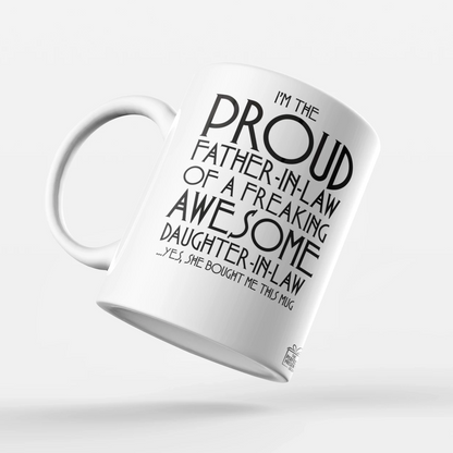 I'm the proud father-in-law  ..