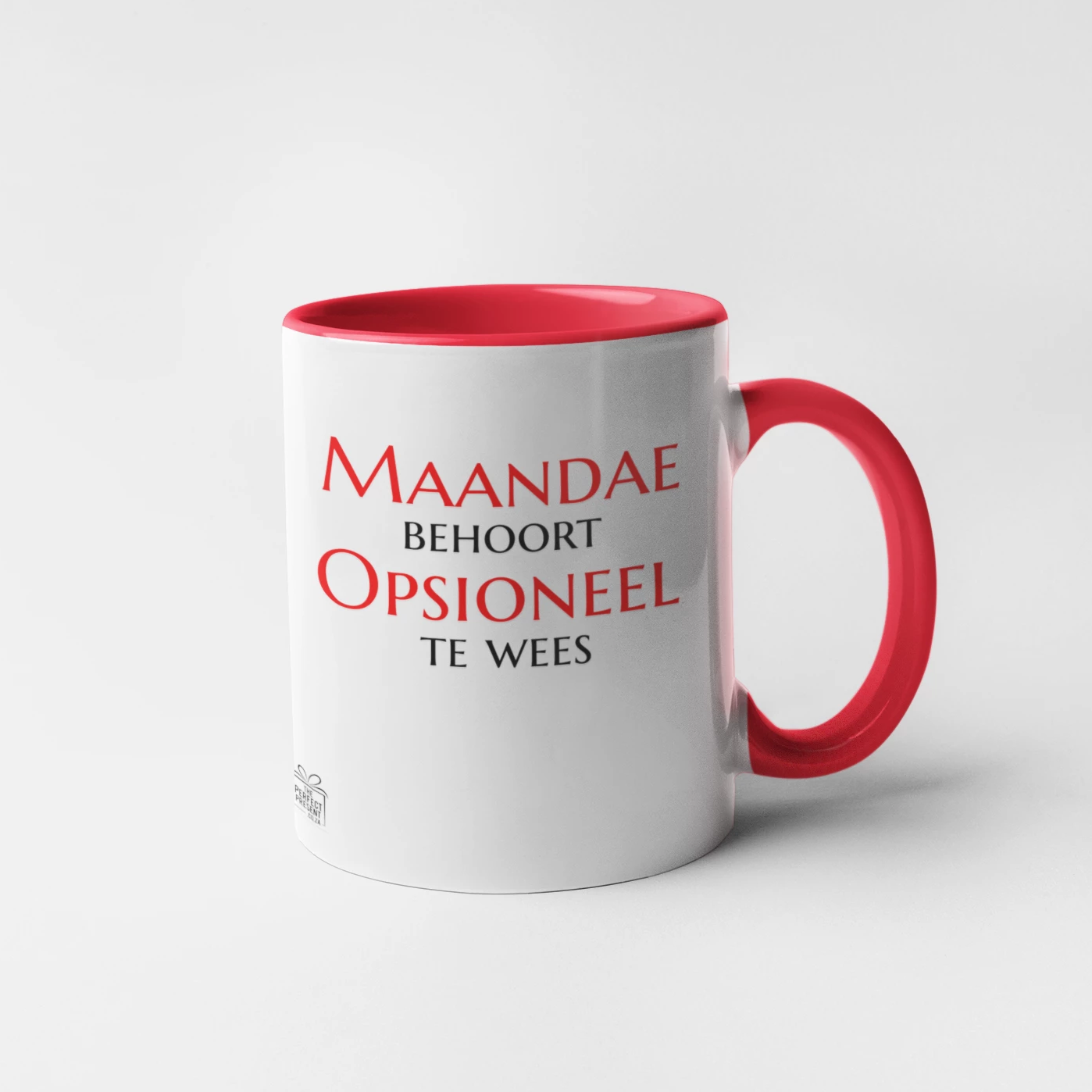 Maandae behoort opsioneel te wees