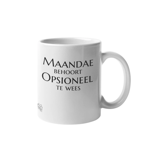 Maandae behoort opsioneel te wees