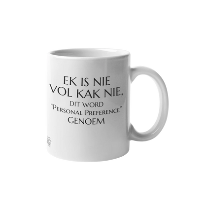 Ek is nie vol...