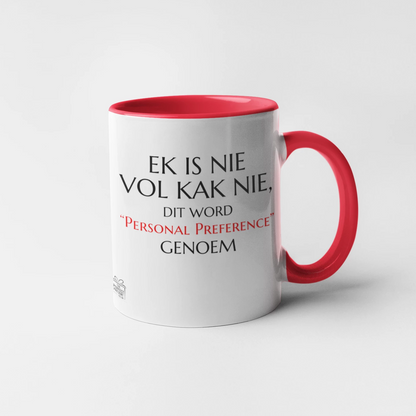 Ek is nie vol...